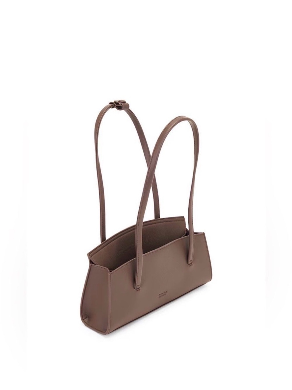 Freja Dark Brown Leather Shoulder Bag - Picture 3 of 5